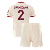 Maglie da calcio Bayern Munich Dayot Upamecano #2 Terza Maglia Bambino 2024-25 Manica Corta (+ Pantaloni corti)